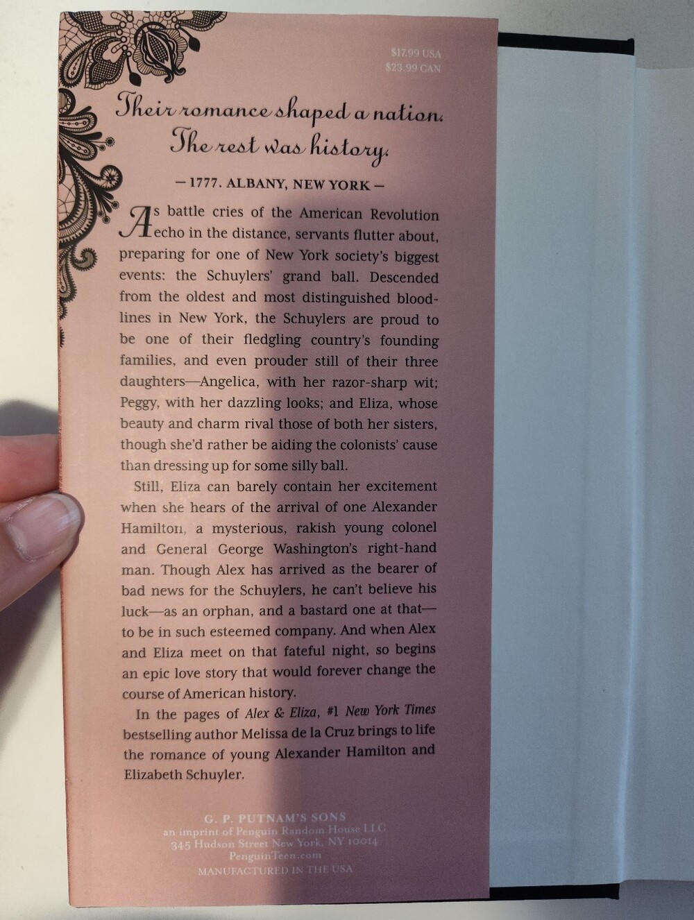 Alex & Eliza (Hardcover) AND Love & War (Paperback) by Melissa De La Cruz - Picture 4 of 8